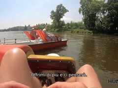 Kinky GF sells her pussy to hung stranger for cash in wild parco sex game