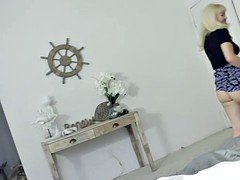 デカ尻, デカパイ, ブロンド, 兄弟, イく瞬間, 顔射, ハメ撮り, 姉妹