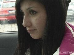 Morena, Coche, Estilo perrito, Sexo duro, Al aire libre, Pene, Pov, Afeitado