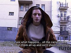 フェラチオ, エロ熟女, フェティッシュ, 熟年, お金, ロシア人, 息子, ストッキング