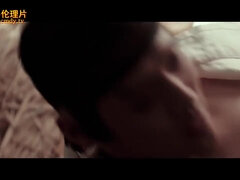 impassioned love scene from costumed asian movie