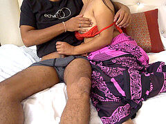 Enthousiasteling, Tante, Grote lul, Stel, Huisgemaakt, Indisch