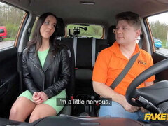 Fake Driving School: She's Got a Killer Booty & a Soaking Wet Pussy