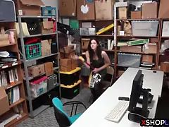 Cul, Coulisses, Attrapée, Domination, Hd, Petite femme, Maigrichonne, Se déshabiller