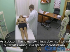 素人, チェコ, 試験, 天然, 看護婦, ティーン, オッパイの, のぞき