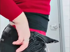 デカパイ, ラティーナ, メキシコ人, 淫乱熟女, オフィス, 穴開きパンティ, 秘密の, ティーン