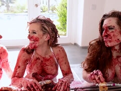 Chica, Mamada, Tetona, Fetiche, Comida, Sexo duro, Lesbiana, Estrella porno