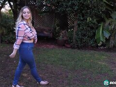 Amateur, Gros cul, Blonde, Poilue, Énorme, Chatte, Adolescente, Nénés