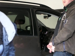 素人, フェラチオ, 爸, 毛深い, 巨大, 淫乱熟女, 公共, ラフ