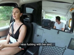 Lady Gang's Intimate Car Ride: A Big Cock's Delight