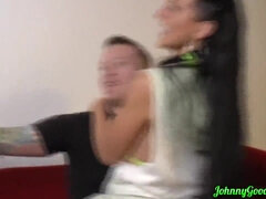 JOHNNYGOODLUCK Inked Busty MILF Texas Patti Rides Furiously - Johnny goodluck