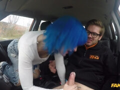 Ass Fuck Sex For Blue Haired Learner Fake Driving School
