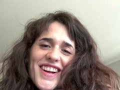 素人, フェラチオ, 茶髪の, イく瞬間, 手コキする, お金, パンティ, スペイン人