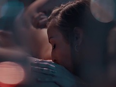 Cunnilingus, Sexo duro, Besar, Lesbiana, Coño, Tatuaje, Adolescente, Tetas