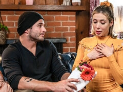 Pareja, Vestido, Erótico, Besar, Montar, Gritar, Afeitado, Mojado