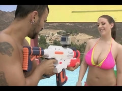 Анальный секс, Жопа, Член, Секс без цензуры, Милф, Бассейн