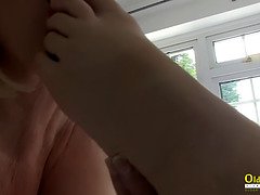 デカパイ, キス, レズビアン, 下着, 熟年, 淫乱熟女, 自然山雀, オマンコ