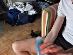 素人, アナル, フェラチオ, カップル, ゲイ, オナニー, 現実, タトゥー