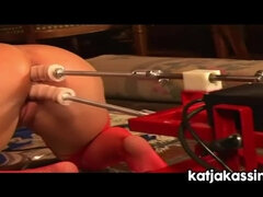 素人, デカパイ, ディルド, ダブル開発, フェティッシュ, なめる, オマンコ, 赤毛