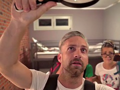 舐める尻, デカチン, フェラチオ, 手コキする, ハードコア, フェラする, ティーン, オッパイの