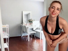 Cul, Gode, Seins naturels, Chatte, Chevaucher, Solo, Tatouage, Jouets