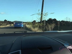 Enthousiasteling, Vriendin, Naakt, Buiten, Klein, Kut duiken, Tieten likken, Nat