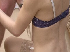 Paar, Lecken, Pervers, Muschi, Strümpfe, Ablutschen, Titten