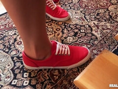 Sucer une bite, Petit ami, Seins naturels, Pov, Serré, Nénés