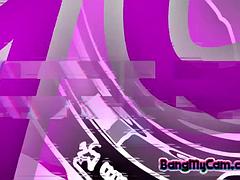 Enthousiasteling, Aziatisch, Lieveling, Bruinharig, Koreaans, Masturbatie, Klein, Tiener