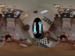 WETVR Helpful babysitter fucks a big dick in her first VR porn