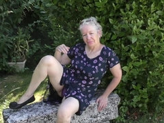 Britisch, Masturbation, Reif, Öffentlich, Solo, Spielzeuge