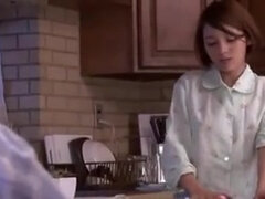 Asian Mom Secretly Fingered by not son and Make her Squirt