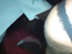 Blonde slutwife attends gang-bang soiree