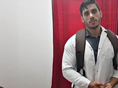Arabic muscle man cocky talking