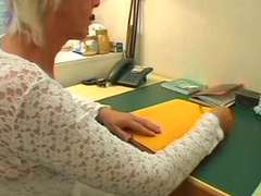 WONDERFUL MOM 74 light-haired mature with a youthfull fellow