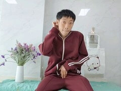 素人, アジア人, ボンデージ, ディルド, ヒール, キッチン, 奴隷, ユニフォーム