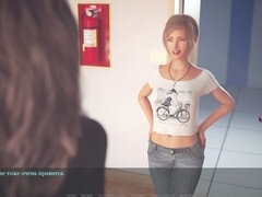 裸, 乳首, パンティ, 公共, 三人, ヤリマンの