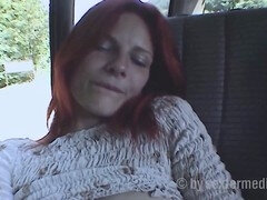 Sucer une bite, Voiture, Compilation, Tir de sperme, Masturbation, Rousse roux, Tatouage, Jouets
