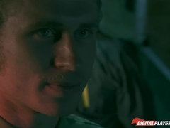 アメリカ人, お尻, デカパイ, チン, バック, なめる, ショートヘア, タトゥー