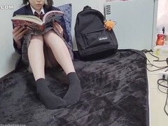 Bad, Schönheit, Blasen, Besamung, Japanische massage, Zierlich, Jungendliche (18+), Uniform