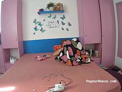 Amateur, Chica, Belleza, Consolador, Masturbación, Pelirrojo, Tetas, Camara web
