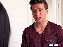 Keira Croft demands Stepson to pound her tight pussy in the shower