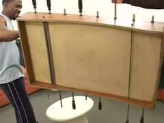 アナル, デカチン, 黒人, フェラチオ, 顔射, 異人種間