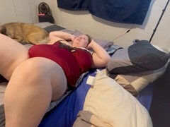 Wife, pussy licking, internal cumshot