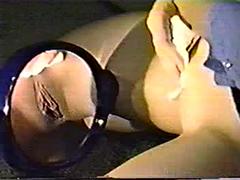 デカパイ, フェラチオ, 女, 日本人, なめる, オッパイの, ヴィンテージ