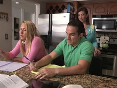 Stepmom is getting along really well with with her daughter and boyfriend