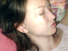 Tir de sperme, Faciale, Fait maison, Sperme