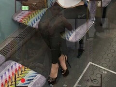 18 años, Anal, Autobús, Pareja, Hd, Medias largas, Apretado, Camara web