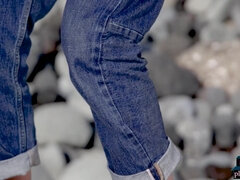 デカ尻, ビキニ, 淫乱熟女, 母, アウトドア, 赤毛, 一人