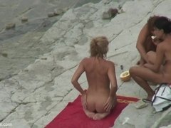 ビーチ, アウトドア, 公共, スパイ